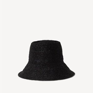Like new - Janessa Leoné Felix Bucket - Packable Raffia Straw Hat M